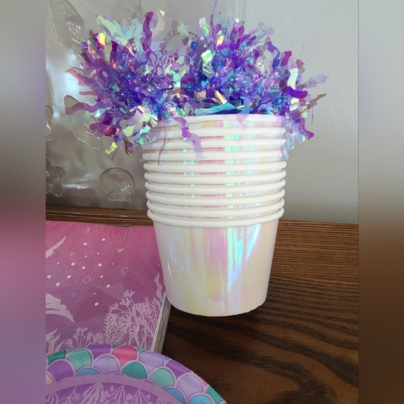 Mermaid party table décor lot + scavenger hunt cards - Picture 3 of 7